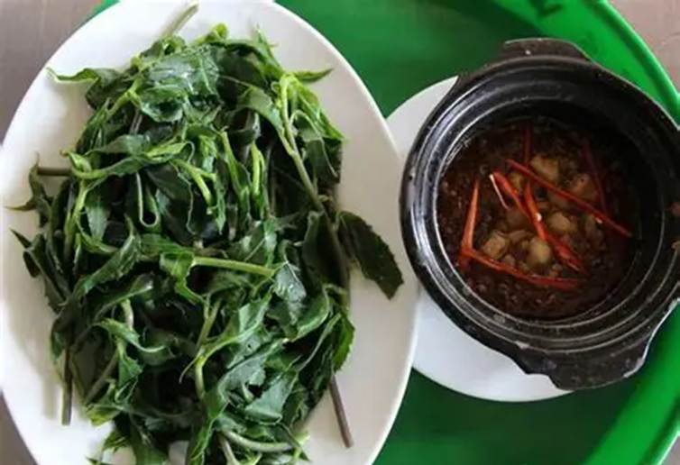 rau rung luoc cham cheo