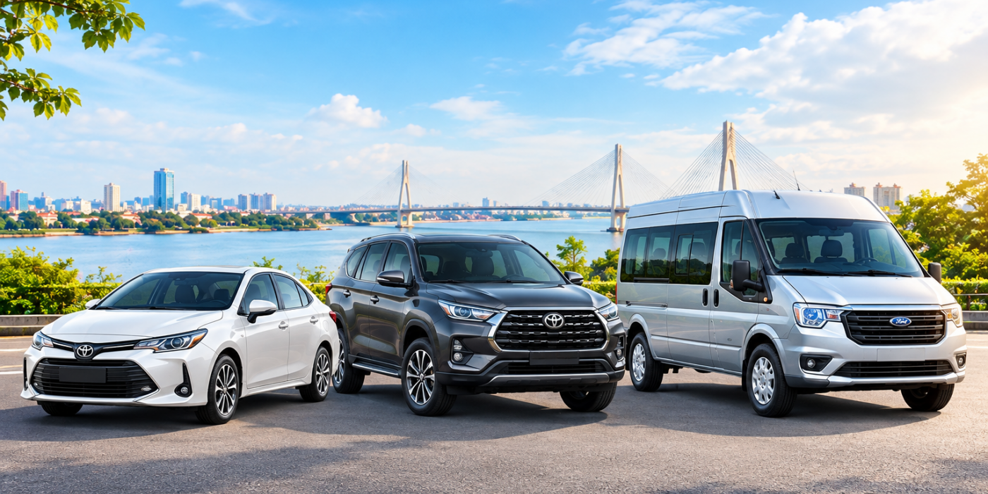 XE 5 CHỖ, 7 CHỖ, 16 CHỖ: NÊN CHỌN LOẠI NÀO CHO CHUYẾN ĐI? 